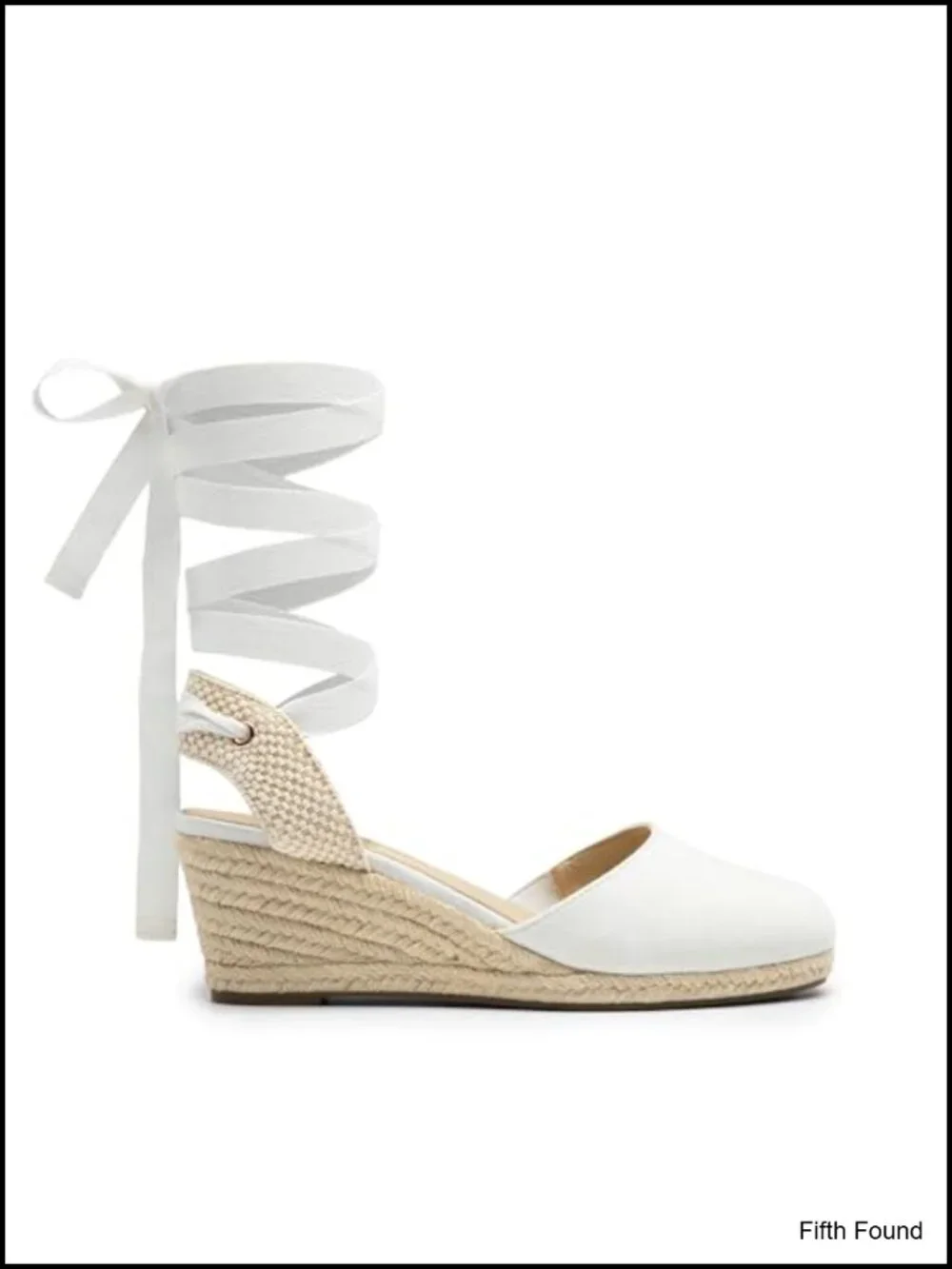 Women's Wedge Sandals Platform Close Toe Espadrilles Lace Up Ankle Strap Vegan